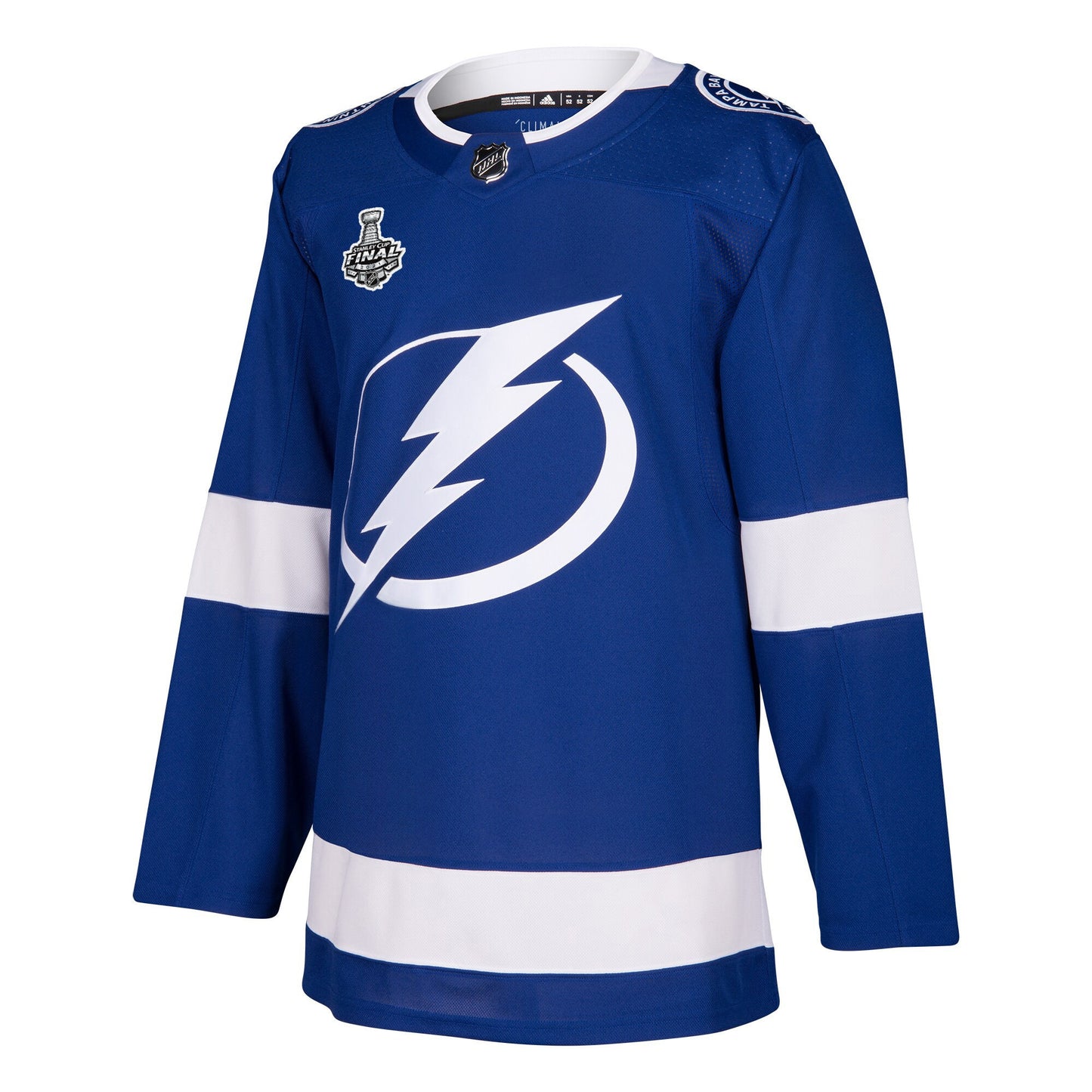 Tampa Bay Lightning adidas 2021 Stanley Cup Final Bound Authentic Patch Jersey - Blue