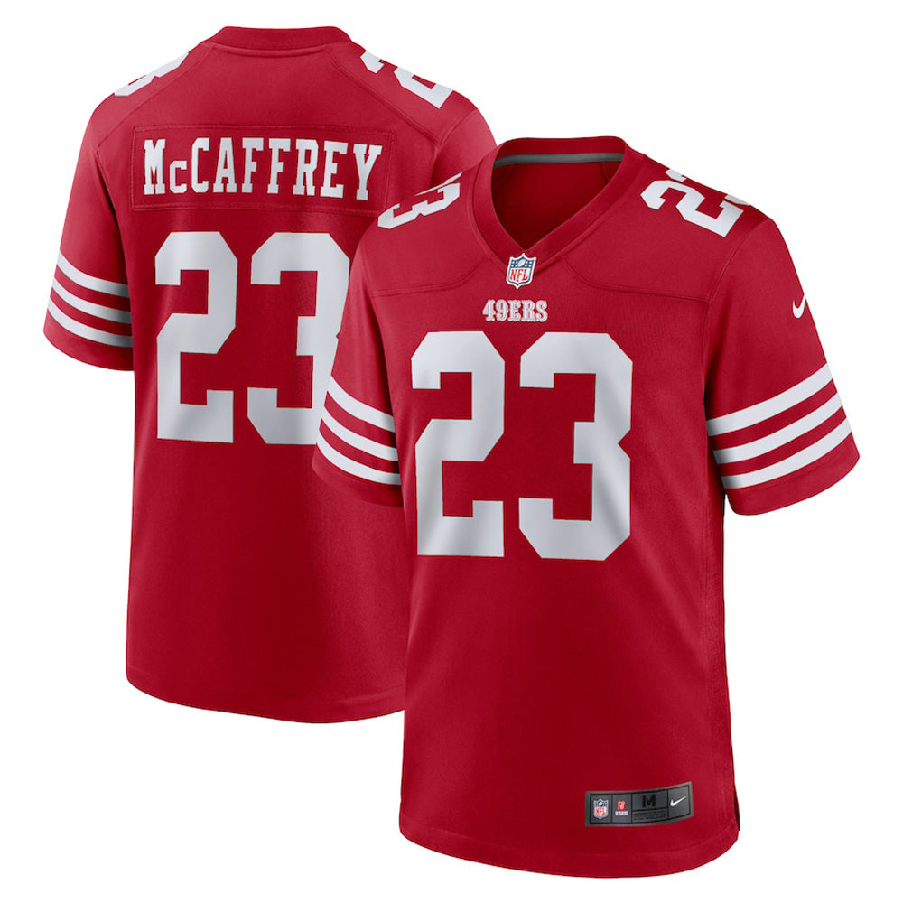 Men's San Francisco 49ers Christian McCaffrey Game Jersey - Scarlet