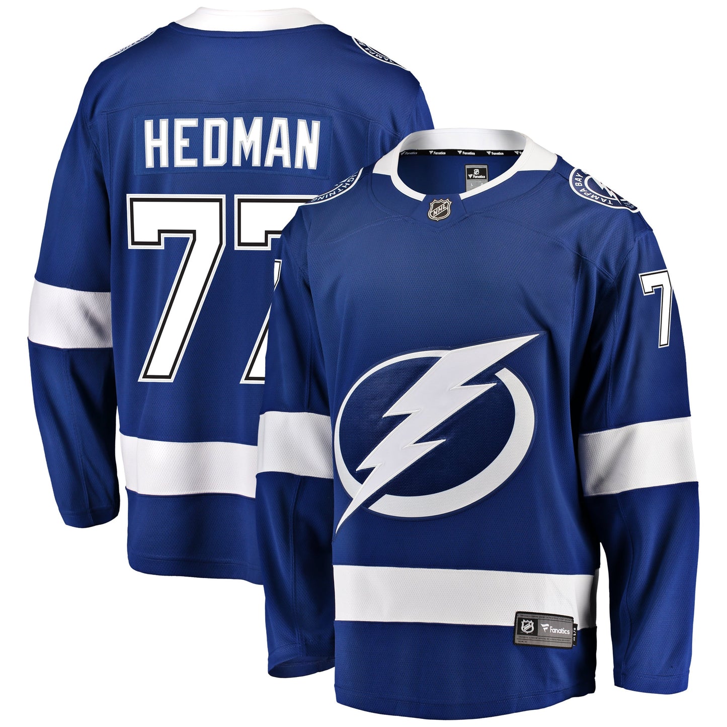 Victor Hedman Tampa Bay Lightning Fanatics Branded Home Breakaway Player Jersey - Blue