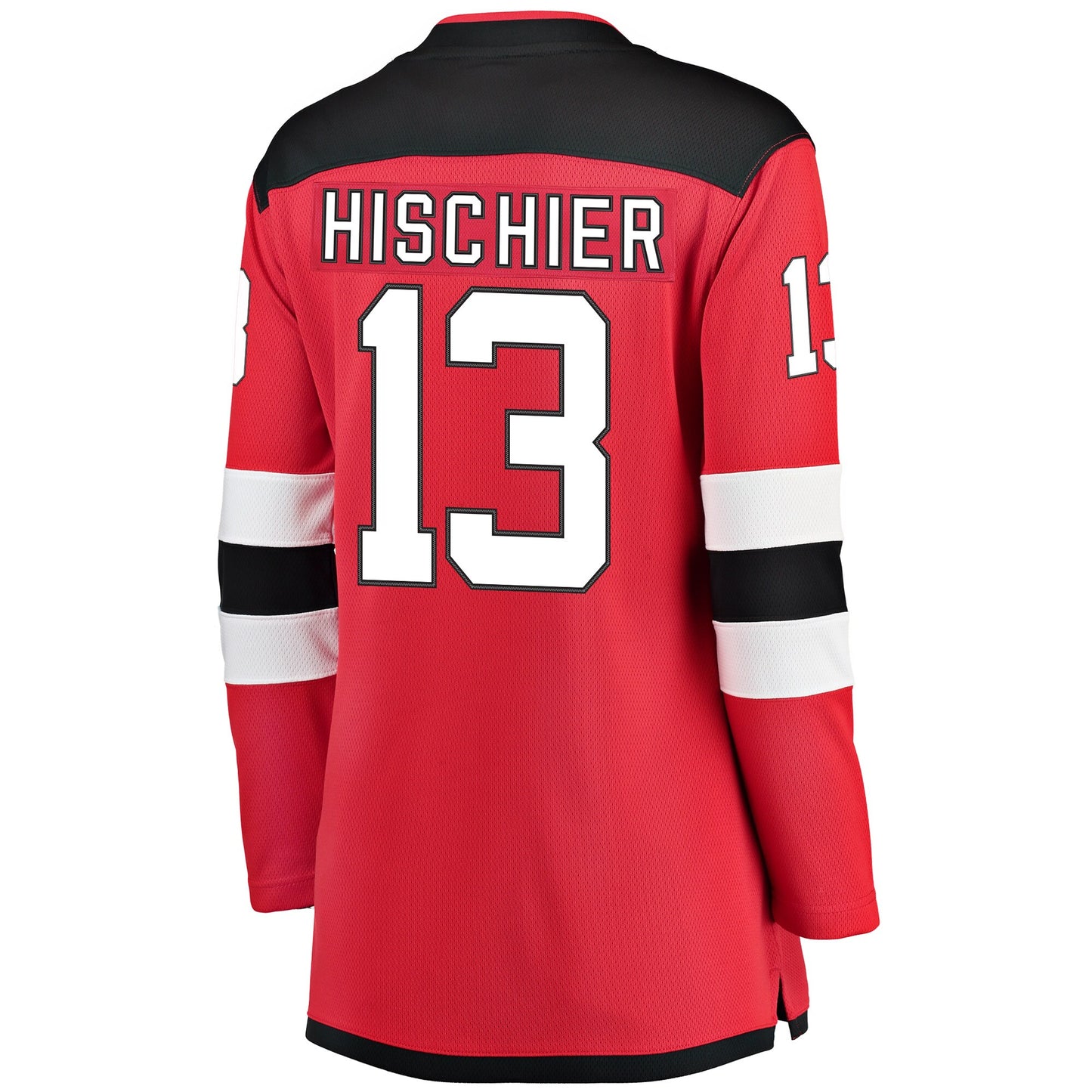 Nico Hischier New Jersey Devils Fanatics Branded Women's Home Breakaway Player Jersey - Red