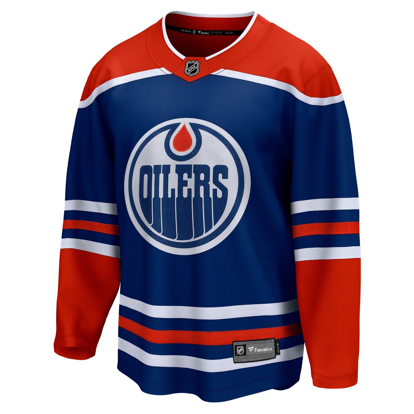 Edmonton Oilers Fanatics Branded Home Breakaway Blank Jersey - Royal